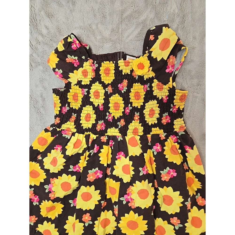 Gymboree Sunflower Dress Girl Size‎ 12 100% Cotton